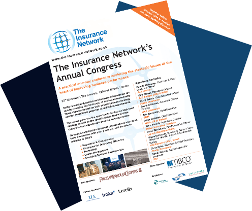 Inaugural Insurance Network annual congress flyer